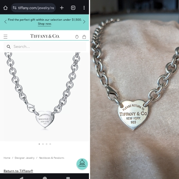 46%OFF Tiffany's Choker Necklace - Picture 2 of 8